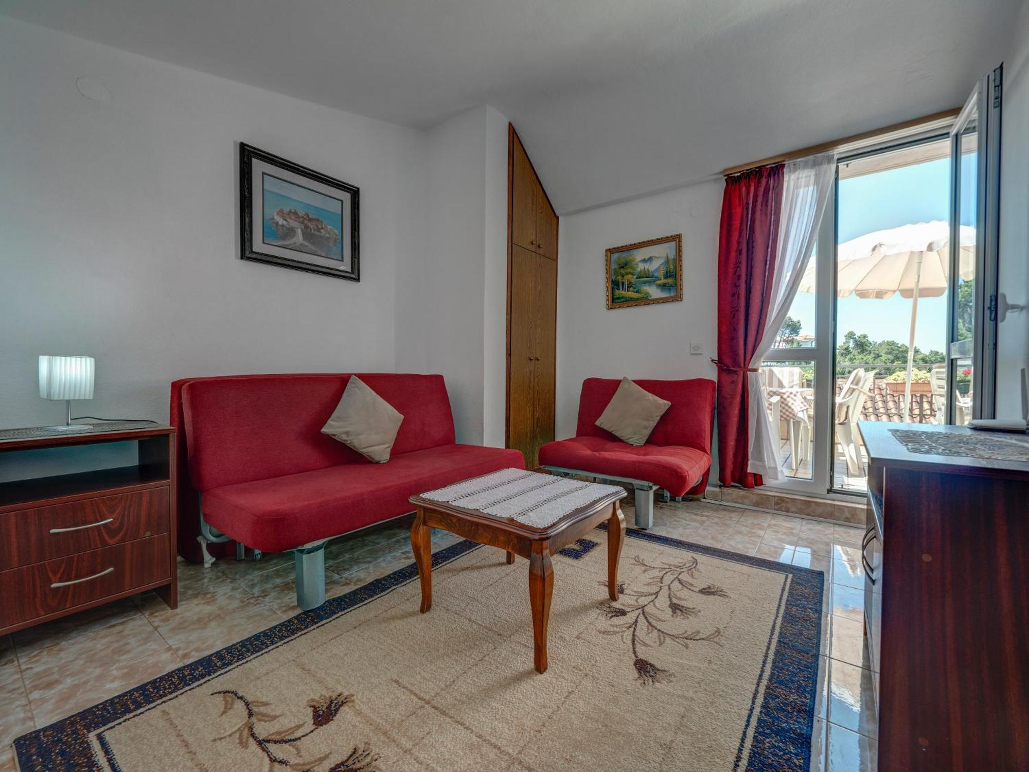 Apartments Marina Sveti Stefan Bagian luar foto